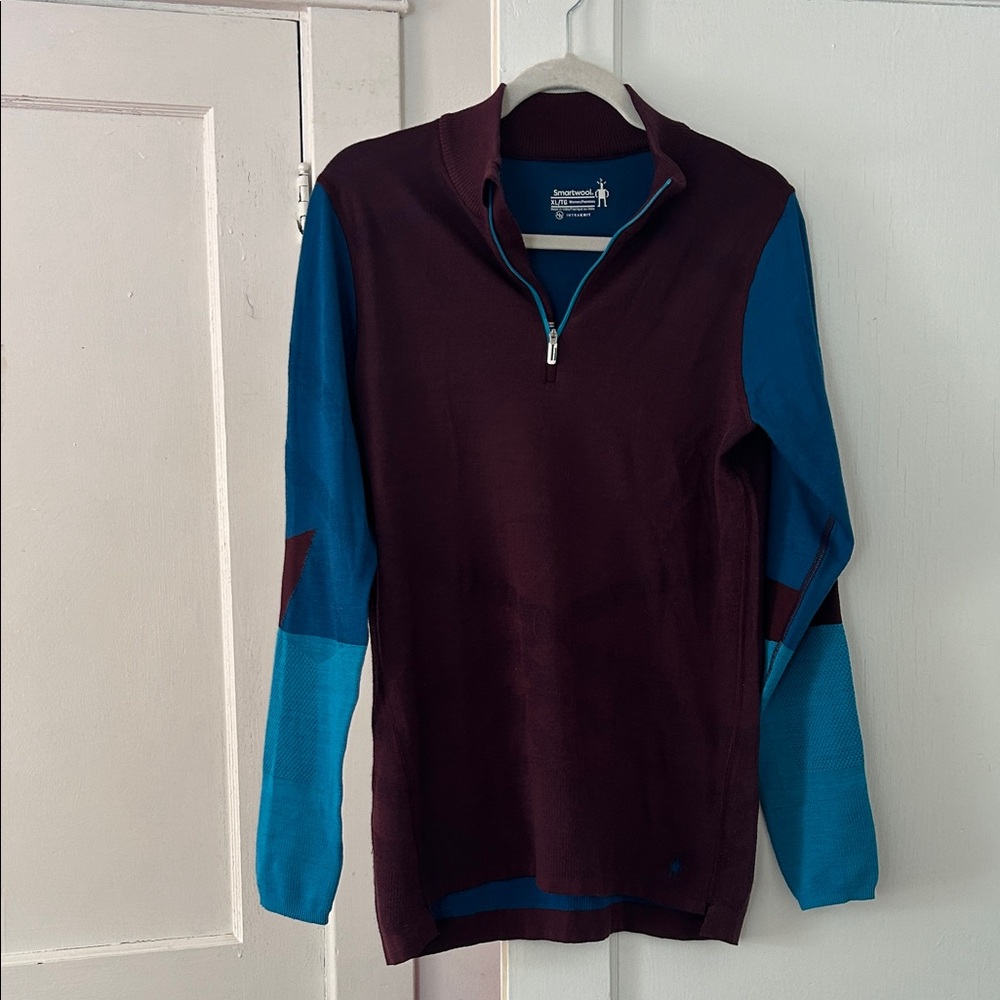 Smart Wool zip neck sweater